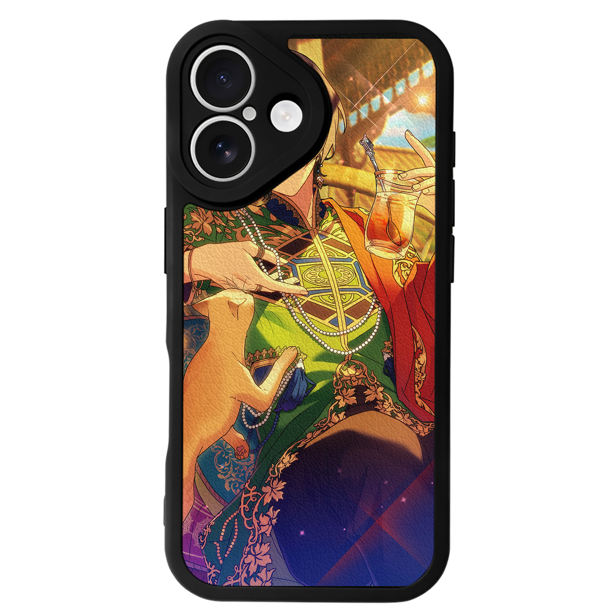 （画像用） あんさんぶるスターズ! Ensemble Stars 【iPhone 16シリーズ対応】シリコンスマホケース（レザー調） 材質：シリコン